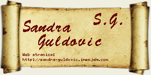 Sandra Guldović vizit kartica